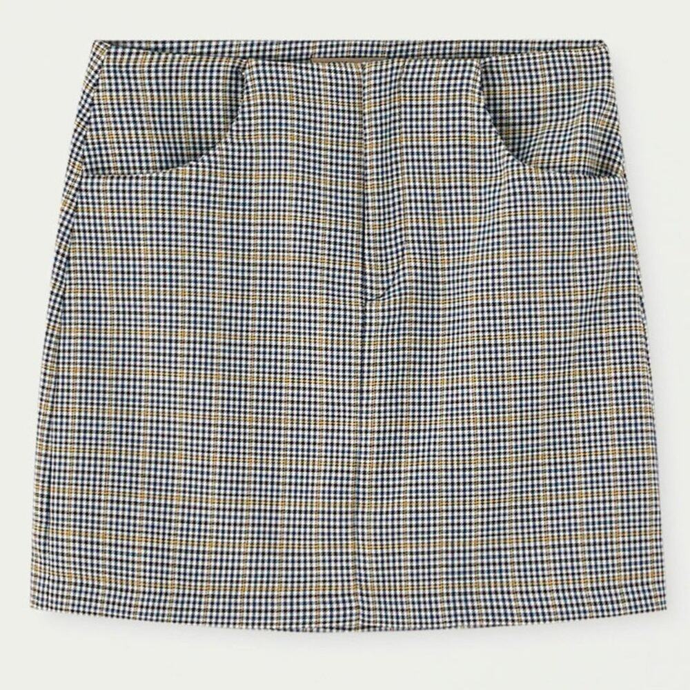 Pull & Bear Patterned Mini Skirt - Picture 14 of 16